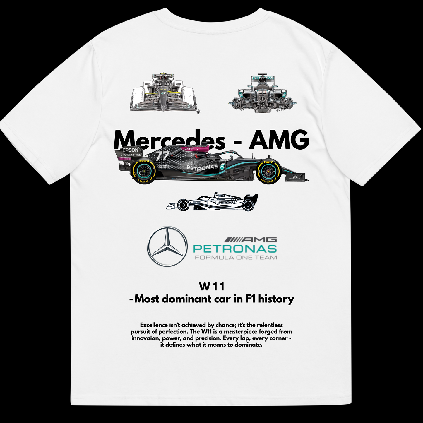 Mercedes-AMG Tshirt 100% Cotton